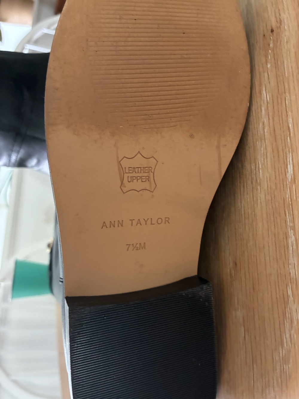 Ann Taylor Chain Wrap Leather Riding Boot - Picture 5 of 5